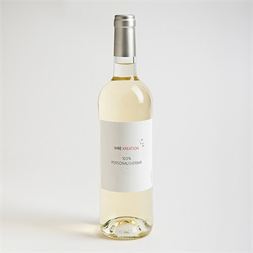 Flaschenetikett Taufe blanco - 9,5x9,5cm (n300790) - Vue 2