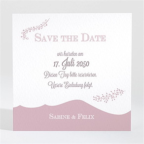 Save the Date Karte fotostory