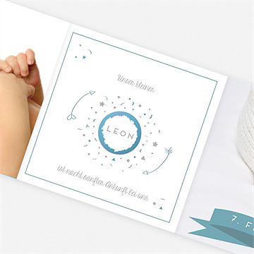 Geburtskarte Eine Kleine Überraschung - vue 4