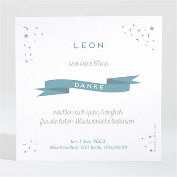 Dankeskarte Geburt Eine kleine überraschung