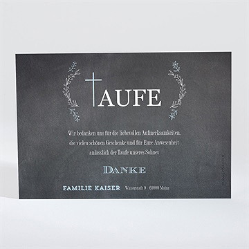 Dankeskarte Taufe stolz - Vue 2