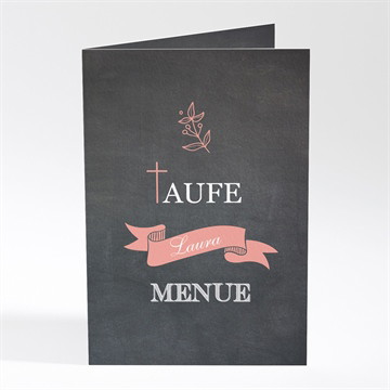 Menükarte Taufe Stolz!