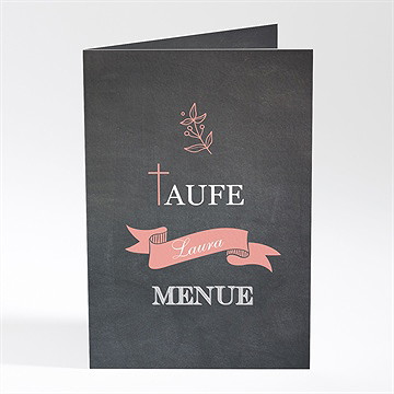 Menükarte Taufe stolz!