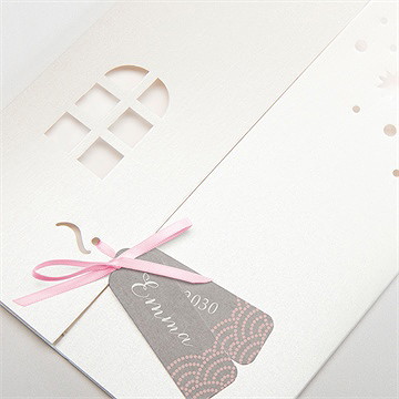 Einladung Taufe Matrose In Rosa - Vue 3