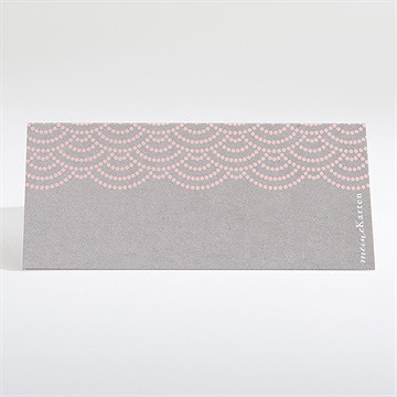 Tischkarte Taufe Matrose In Rosa - Vue 2