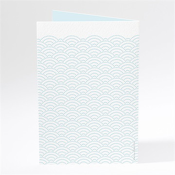 Menükarte Taufe matrose in blau - Vue 3