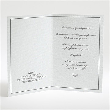 Menükarte Taufe Silhouette Junge - Vue 2