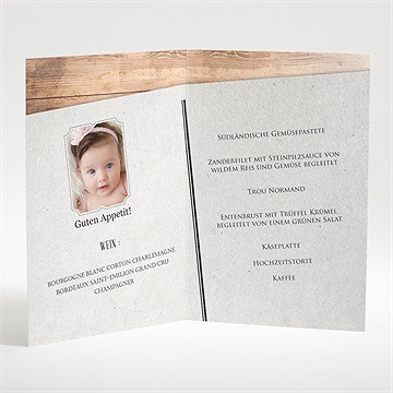 Menükarte Taufe Titelstory - Vue 2