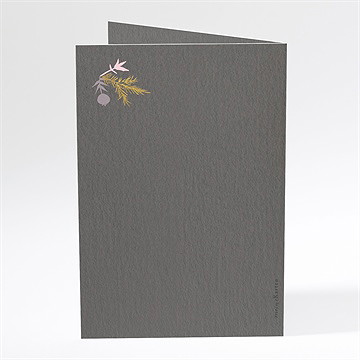 Menükarte Taufe goldener vogel mädchen - Vue 3