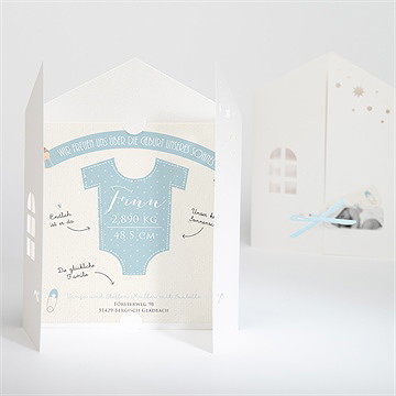 Geburtskarte Babybody