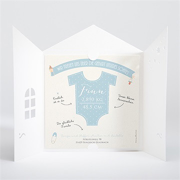 Geburtskarte Babybody - Vue 2