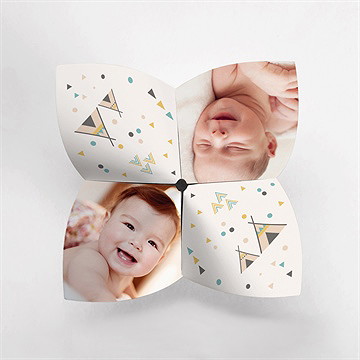 Geburtskarte Indianerfamilie - Vue 2