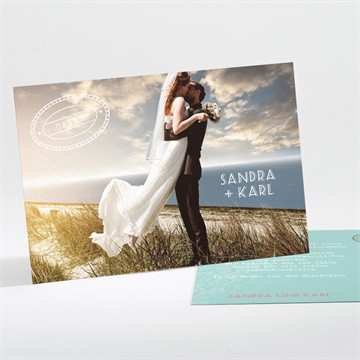 Dankeskarte Hochzeit reisepass