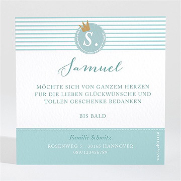 Dankeskarte Geburt Der Kleine Prinz