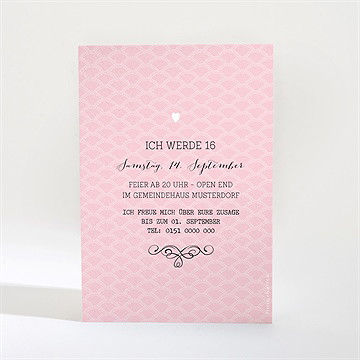 Geburtstagseinladung rosenpracht - vue 2