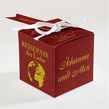 Geschenkbox Hochzeit reisepass der liebe - Vue 2