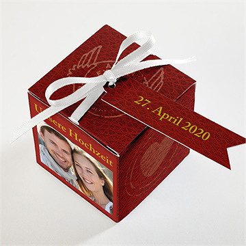 Geschenkbox Hochzeit reisepass der liebe - vue 3