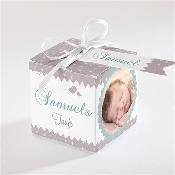 Geschenkbox Taufe vogelgesang junge