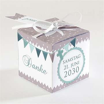 Geschenkbox Taufe vogelgesang junge - Sicht 2