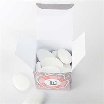 Geschenkbox Taufe matrose in rosa - vue 4