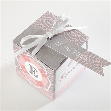 Geschenkbox Taufe matrose in rosa - Vue 3