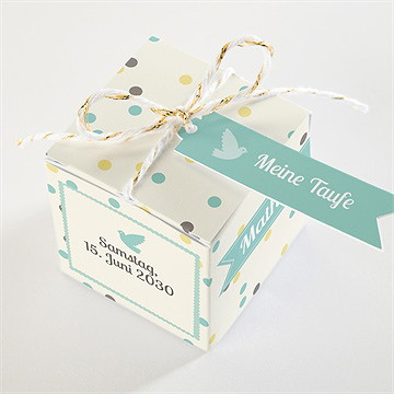 Geschenkbox Taufe taufkonfetti junge - vue 3