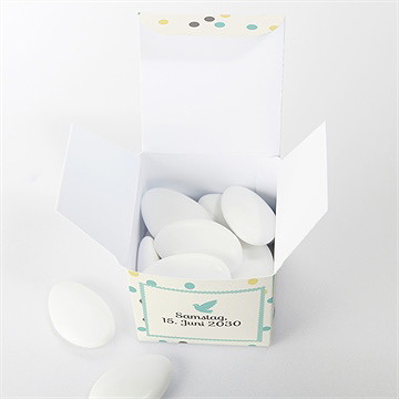 Geschenkbox Taufe taufkonfetti junge - vue 4