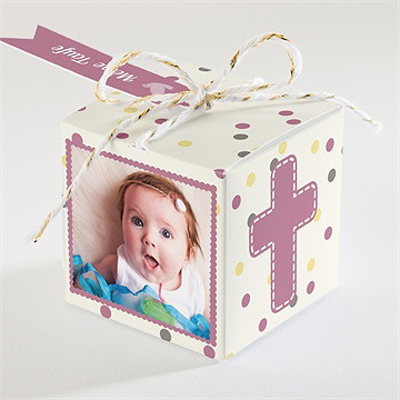 Geschenkbox Taufe taufkonfetti mädchen - Vue 2