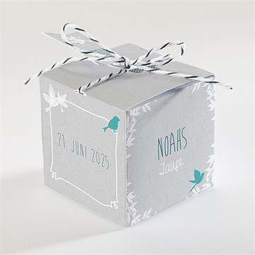 Geschenkbox Taufe vogelgezwitscher - Sicht 2