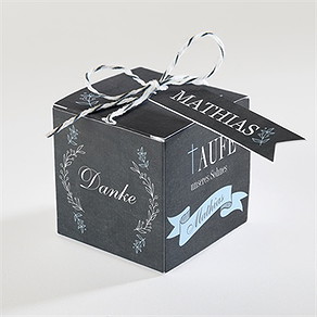 Geschenkbox Taufe stolz