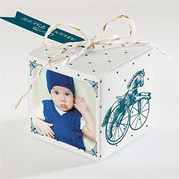 Geschenkbox Taufe zartes muster - Vue 2