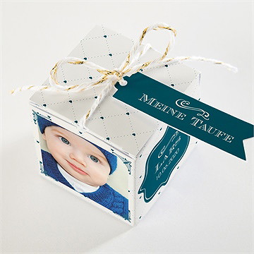 Geschenkbox Taufe zartes muster - Vue 3