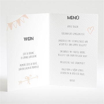 Menükarte Taufe Wachsender Baum - Vue 2