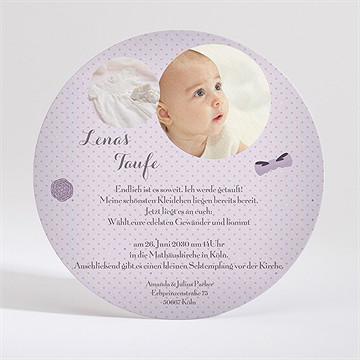 Einladung Taufe Mein Taufkleidchen - Vue 2
