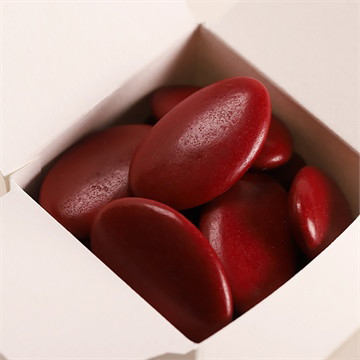 Zuckermandeln hochzeitsdragees dunkelrot