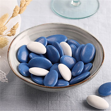 Zuckermandeln hochzeitsdragees königsblau - Vue 2