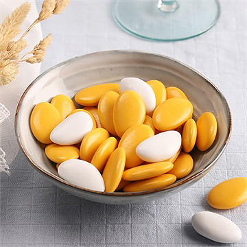 Zuckermandeln hochzeitsdragees safrangelb - Vue 2