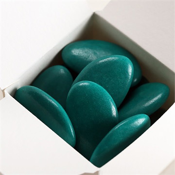 Zuckermandeln hochzeitsdragees smaragdgrün