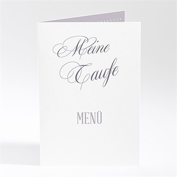 Menükarte Taufe klassik