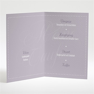 Menükarte Taufe klassik - Vue 2