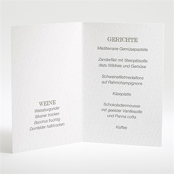 Menükarte Taufe Klebestreifen Rosa - Vue 2