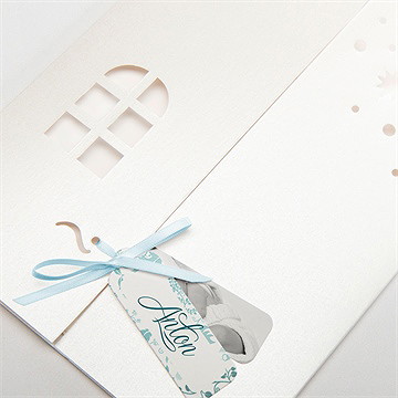 Einladung Taufe Blumenhaus Blau - Vue 3