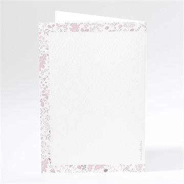 Menükarte Taufe Blumenhaus Rosa - Vue 3