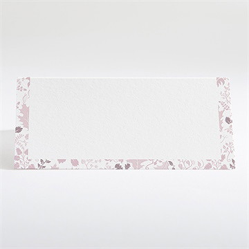 Tischkarte Taufe Blumenhaus Rosa - Vue 2