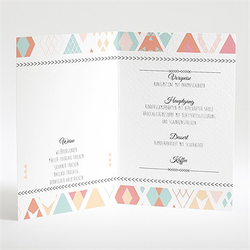 Menükarte Kommunion geometriekarte - Vue 2