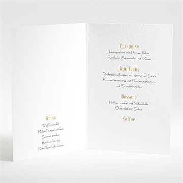 Menükarte Kommunion geometrische blumenmotive - Vue 2