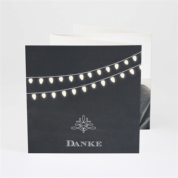 Dankeskarte Hochzeit La­ter­nen­licht