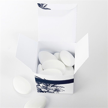 Geschenkbox Hochzeit Gravur Marineblau - vue 4