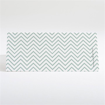 Tischkarte Hochzeit Zickzack - Vue 2