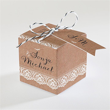 Geschenkbox Hochzeit Rund Um Die Spitze
